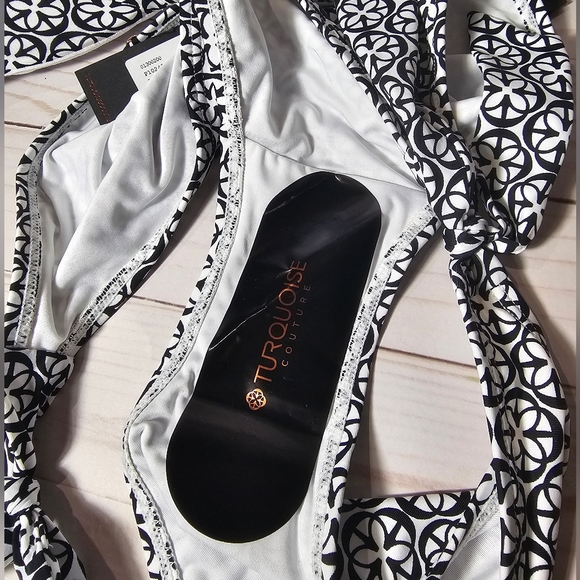 Turquoise Padded Push Up XS Bikini Brand New from Bikini Village - Picture 2 of 5